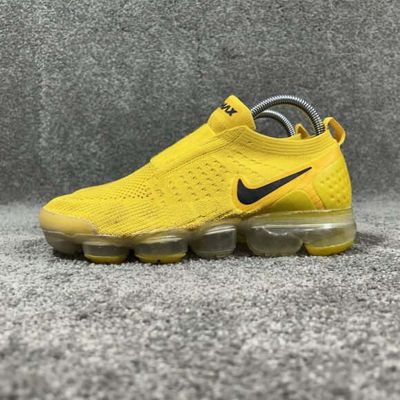 Nike Air VaporMax Moc 2 AJ6599-700 Women’s Size 8.5 Yellow Running Shoes Used - Picture 5 of 10